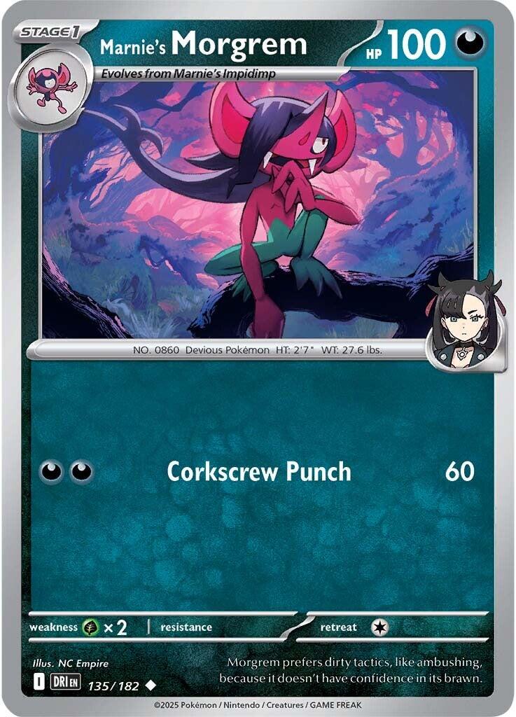Marnie's Morgrem (135/182) [Scarlet & Violet: Destined Rivals] | Game Master's Emporium (The New GME)