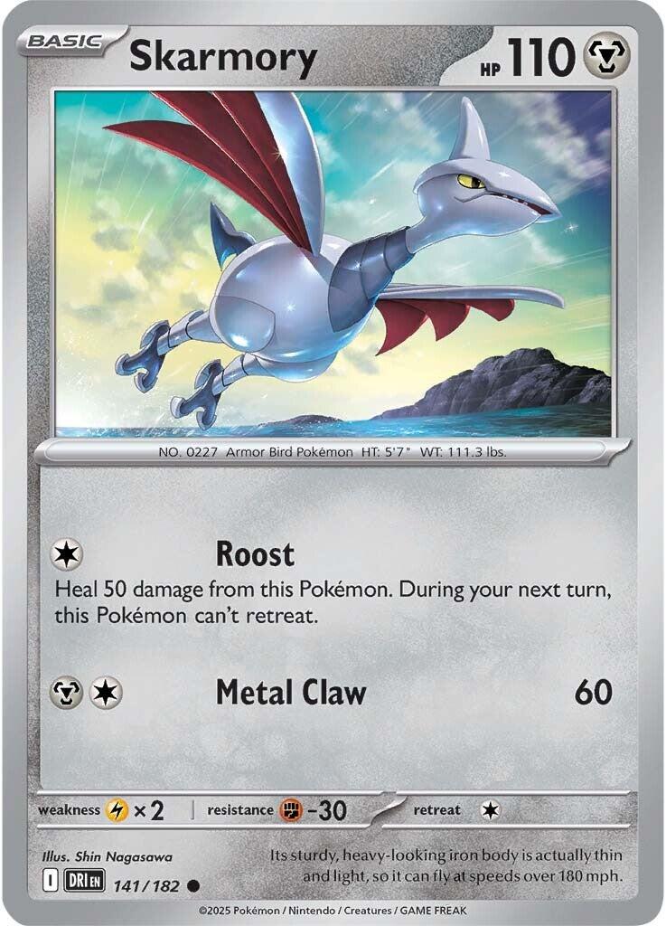 Skarmory (141/182) [Scarlet & Violet: Destined Rivals] | Game Master's Emporium (The New GME)