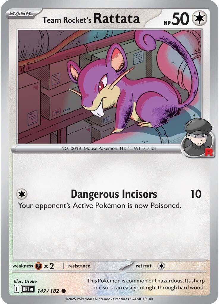 Team Rocket's Rattata (147/182) [Scarlet & Violet: Destined Rivals] | Game Master's Emporium (The New GME)