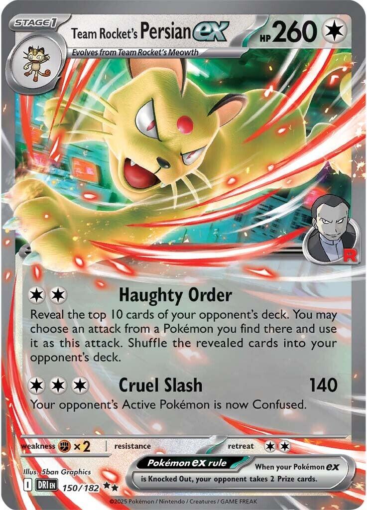 Team Rocket's Persian ex (150/182) [Scarlet & Violet: Destined Rivals] | Game Master's Emporium (The New GME)