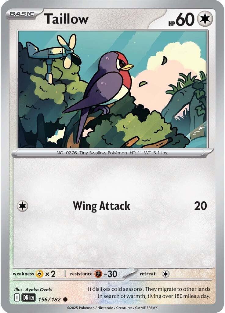 Taillow (156/182) [Scarlet & Violet: Destined Rivals] | Game Master's Emporium (The New GME)