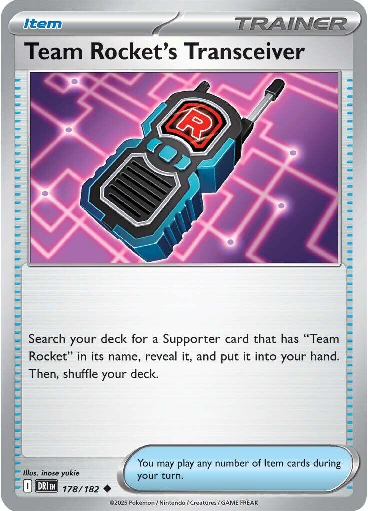Team Rocket's Transceiver (178/182) [Scarlet & Violet: Destined Rivals] | Game Master's Emporium (The New GME)