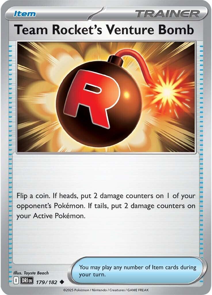 Team Rocket's Venture Bomb (179/182) [Scarlet & Violet: Destined Rivals] | Game Master's Emporium (The New GME)