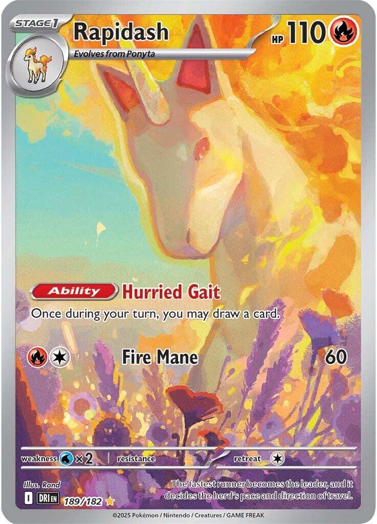 Rapidash (189/182) [Scarlet & Violet: Destined Rivals] | Game Master's Emporium (The New GME)