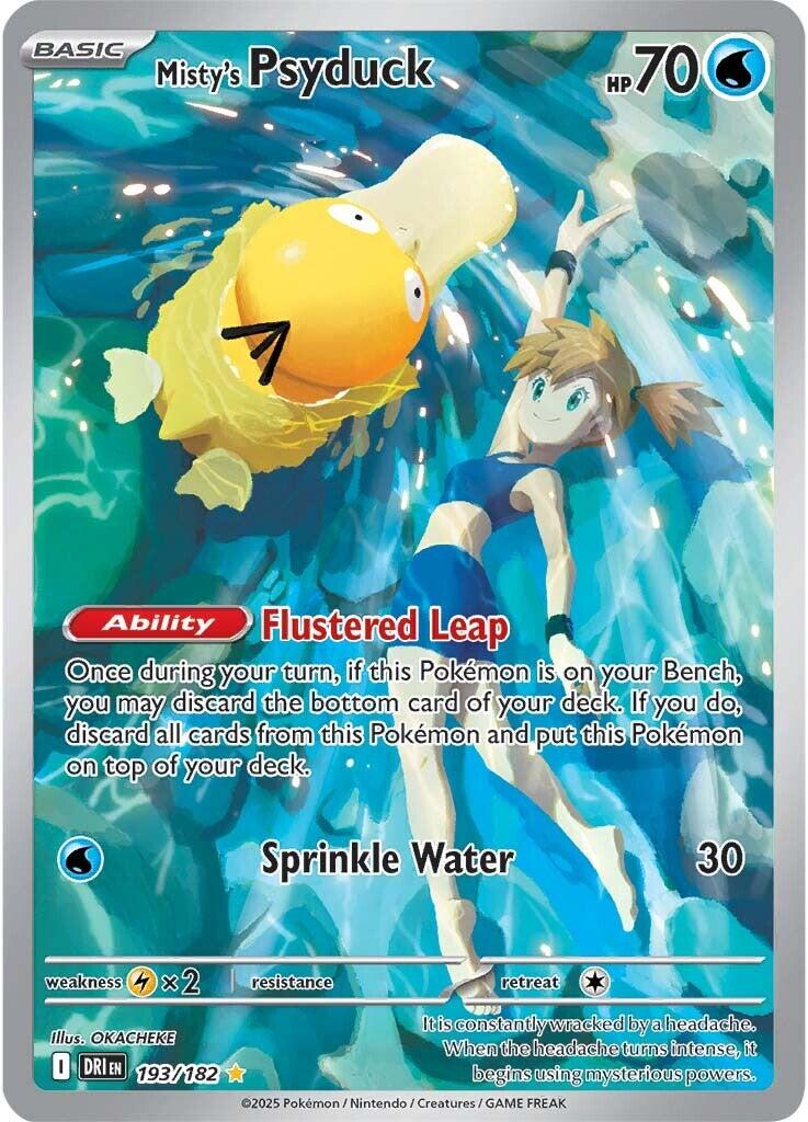 Misty's Psyduck (193/182) [Scarlet & Violet: Destined Rivals] | Game Master's Emporium (The New GME)