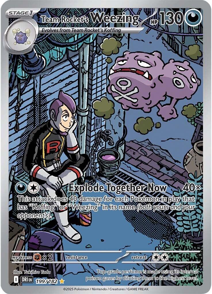 Team Rocket's Weezing (199/182) [Scarlet & Violet: Destined Rivals] | Game Master's Emporium (The New GME)
