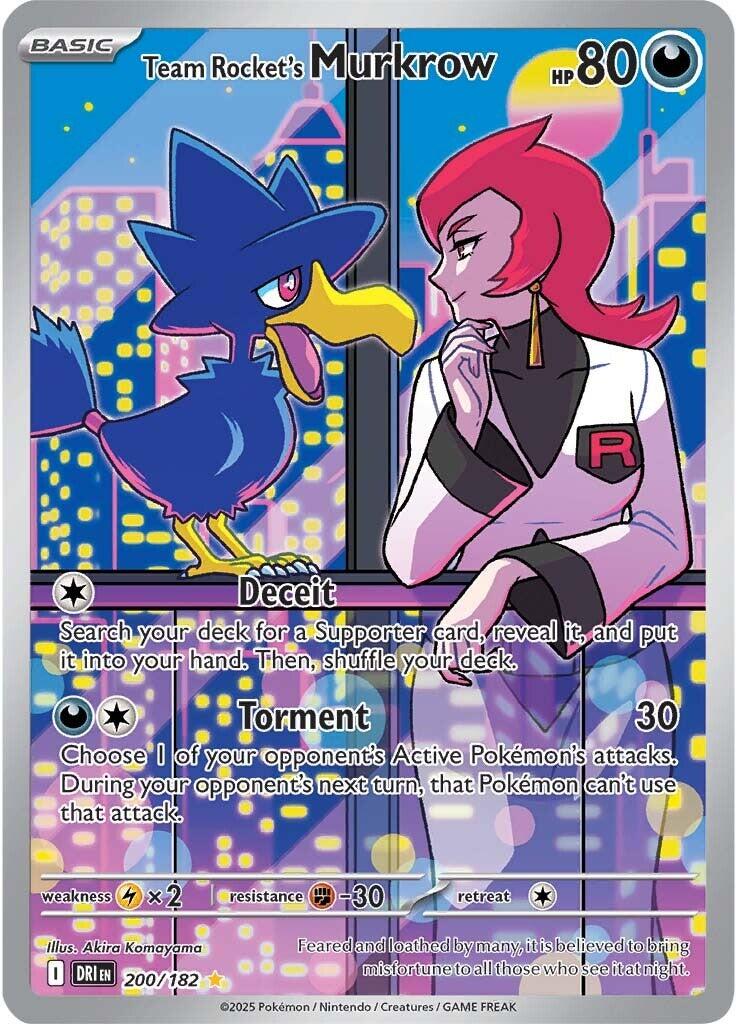 Team Rocket's Murkrow (200/182) [Scarlet & Violet: Destined Rivals] | Game Master's Emporium (The New GME)