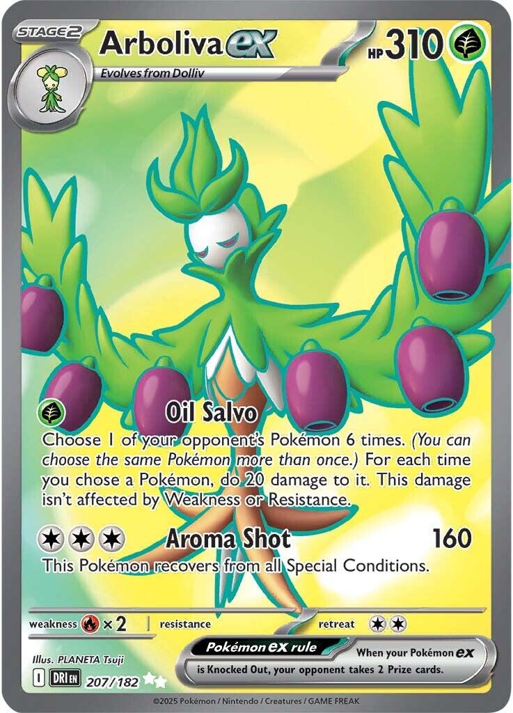 Arboliva ex (207/182) [Scarlet & Violet: Destined Rivals] | Game Master's Emporium (The New GME)