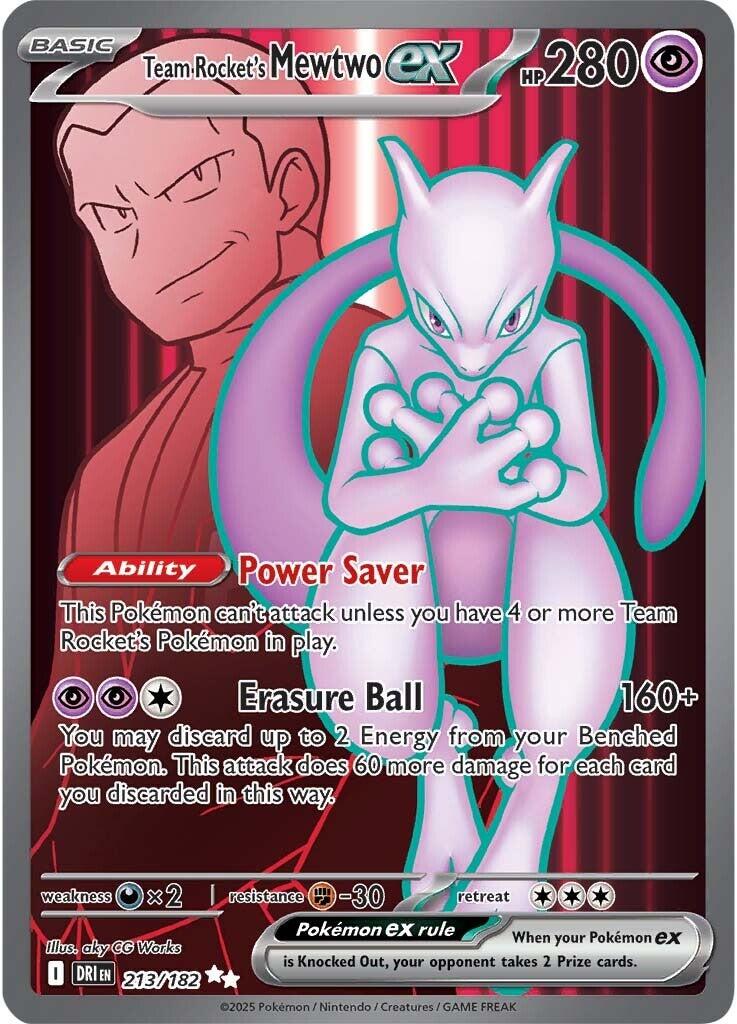 Team Rocket's Mewtwo ex (213/182) [Scarlet & Violet: Destined Rivals] | Game Master's Emporium (The New GME)
