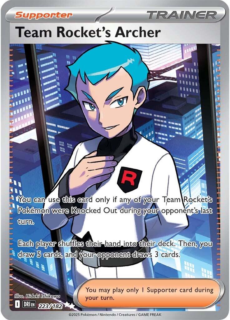 Team Rocket's Archer (223/182) [Scarlet & Violet: Destined Rivals] | Game Master's Emporium (The New GME)