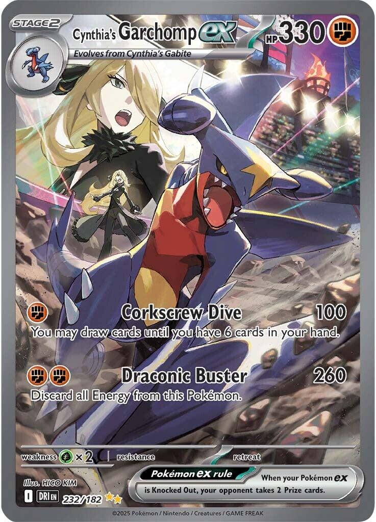 Cynthia's Garchomp ex (232/182) [Scarlet & Violet: Destined Rivals] | Game Master's Emporium (The New GME)