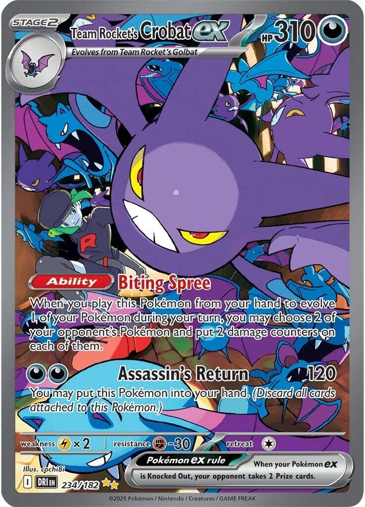 Team Rocket's Crobat ex (234/182) [Scarlet & Violet: Destined Rivals] | Game Master's Emporium (The New GME)