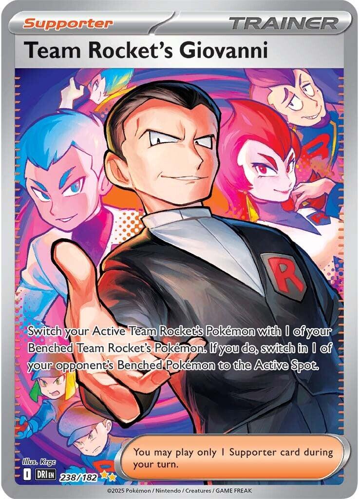 Team Rocket's Giovanni (238/182) [Scarlet & Violet: Destined Rivals] | Game Master's Emporium (The New GME)