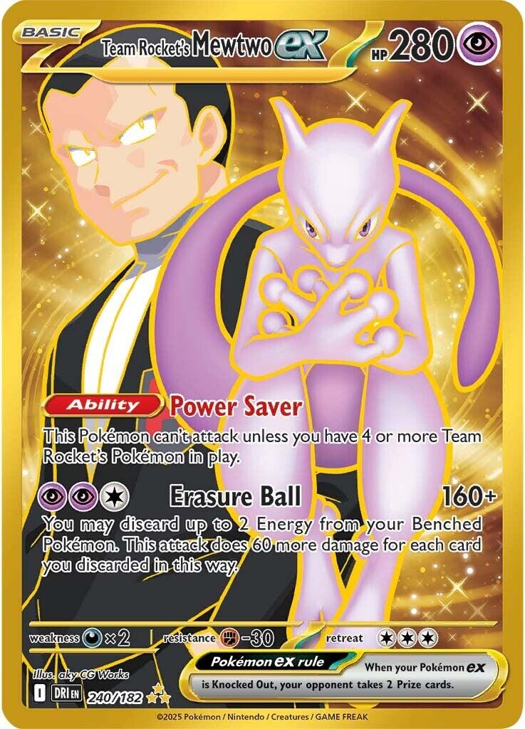 Team Rocket's Mewtwo ex (240/182) [Scarlet & Violet: Destined Rivals] | Game Master's Emporium (The New GME)