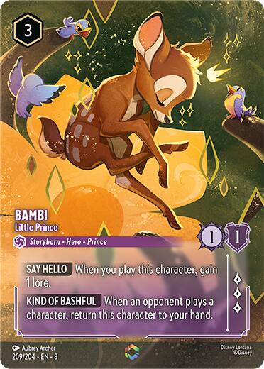 Bambi - Little Prince (Enchanted) (209/204) [Reign of Jafar] | Game Master's Emporium (The New GME)