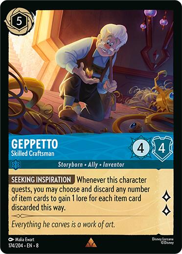 Geppetto – Skilled Craftsman (174/204) [Reign of Jafar] | Game Master's Emporium (The New GME)