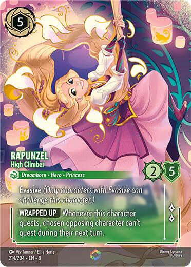 Rapunzel - High Climber (Enchanted) (214/204) [Reign of Jafar] | Game Master's Emporium (The New GME)