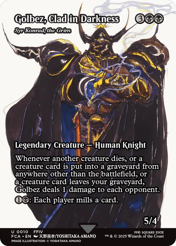 Golbez, Clad in Darkness - Syr Konrad, the Grim (Showcase) [FINAL FANTASY : Through the Ages] | Game Master's Emporium (The New GME)
