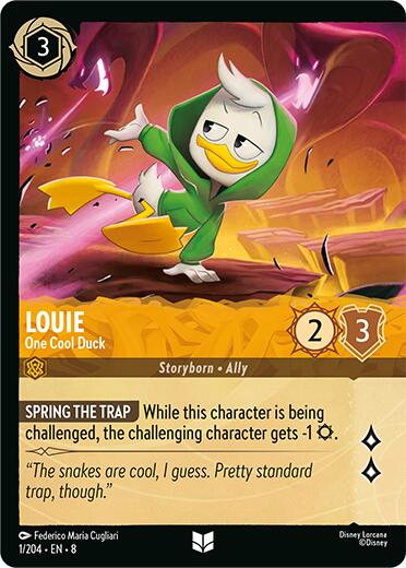 Louie - One Cool Duck (Cold Foil) (1/204) [Reign of Jafar] | Game Master's Emporium (The New GME)