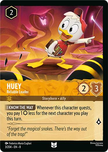 Huey - Reliable Leader (Cold Foil) (3/204) [Reign of Jafar] | Game Master's Emporium (The New GME)