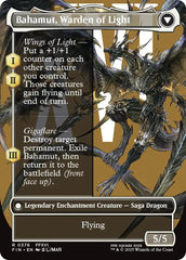 Dion, Bahamut's Dominant // Bahamut, Warden of Light (Borderless) [FINAL FANTASY] | Game Master's Emporium (The New GME)