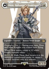 Dion, Bahamut's Dominant // Bahamut, Warden of Light (Borderless) [FINAL FANTASY] | Game Master's Emporium (The New GME)