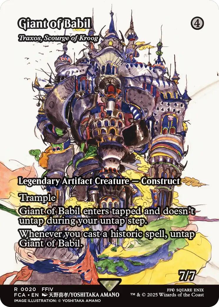 Giant of Babil - Traxos, Scourge of Kroog (Showcase) [FINAL FANTASY : Through the Ages] | Game Master's Emporium (The New GME)