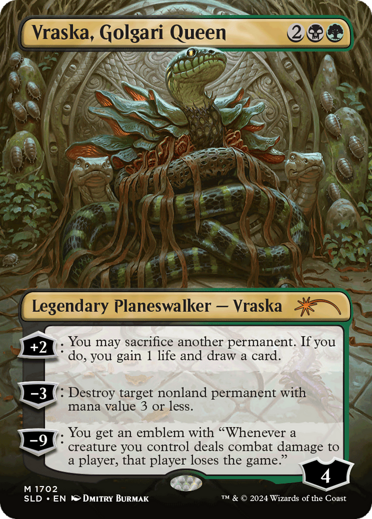 Vraska, Golgari Queen (1702) (Rainbow Foil) [Secret Lair Drop Series] | Game Master's Emporium (The New GME)