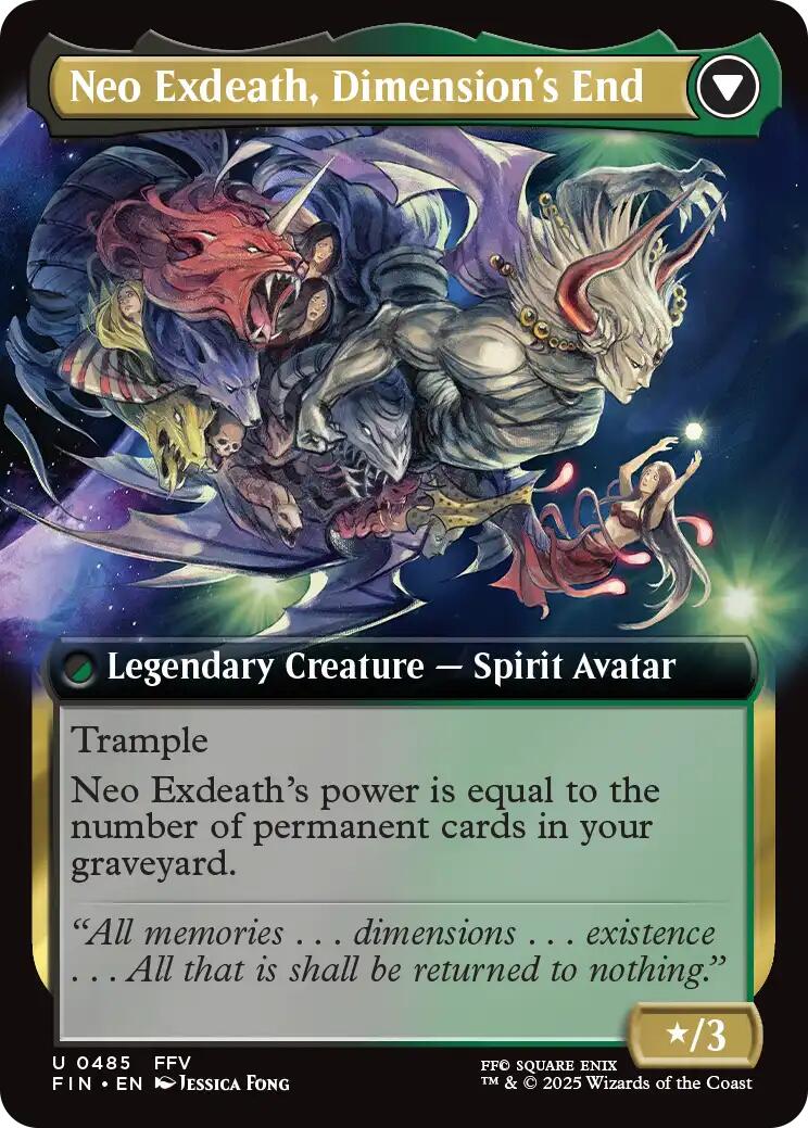 Exdeath, Void Warlock // Neo Exdeath, Dimension's End (Extended Art) [FINAL FANTASY] | Game Master's Emporium (The New GME)