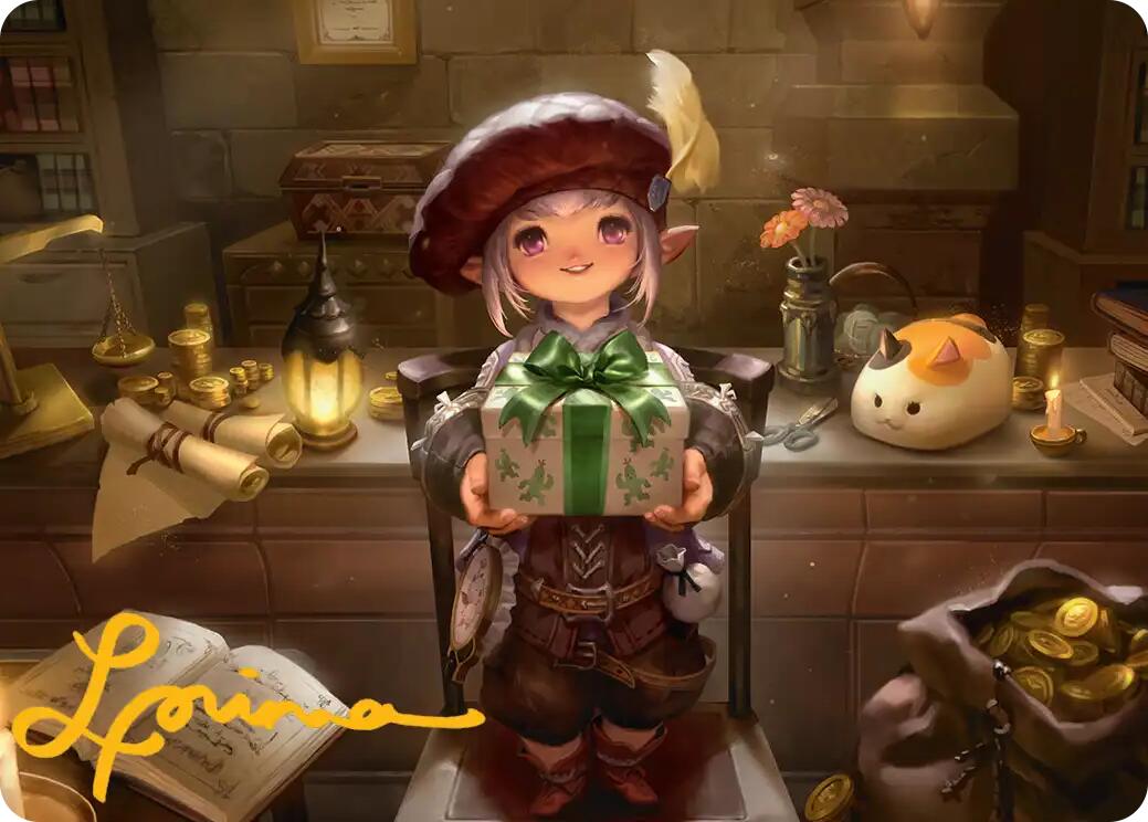 Tataru Taru Art Card (Gold-Stamped Signature) [FINAL FANTASY Art Series] | Game Master's Emporium (The New GME)