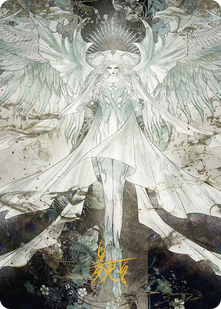 Hydaelyn, the Mothercrystal Art Card (Gold-Stamped Signature) [FINAL FANTASY Art Series] | Game Master's Emporium (The New GME)