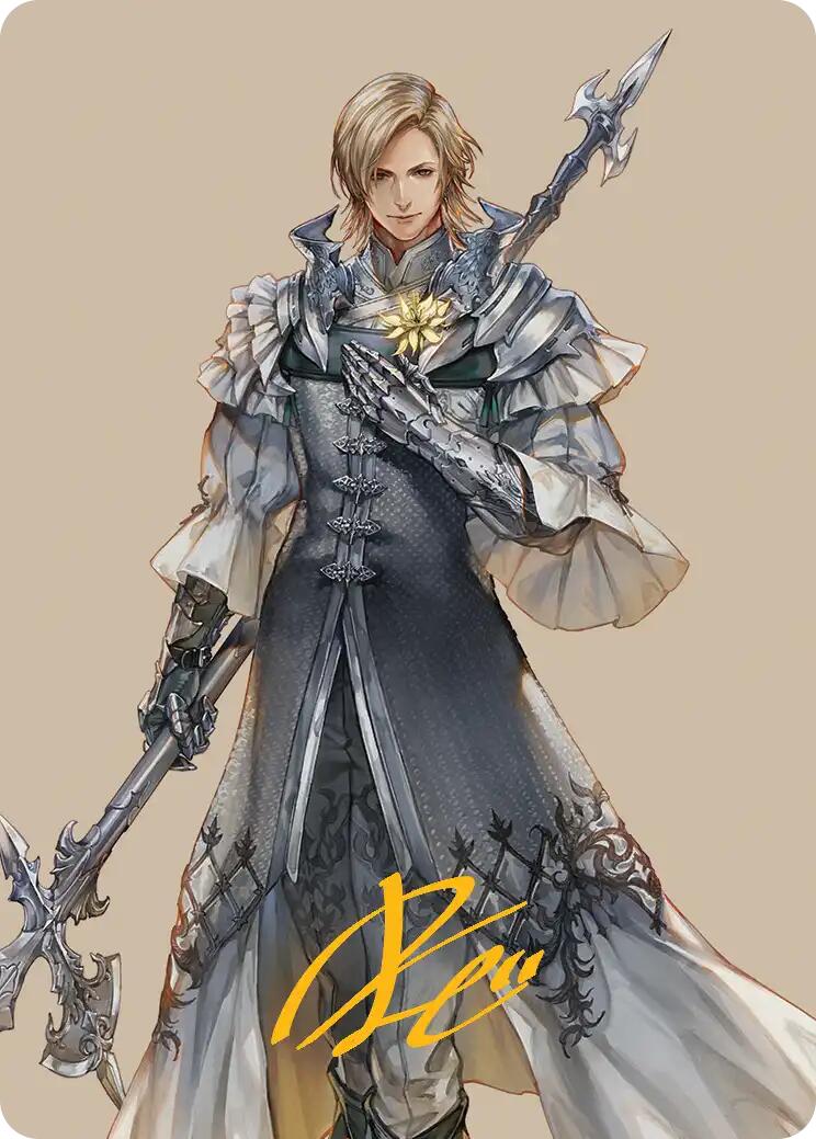 Dion, Bahamut's Dominant Art Card (Gold-Stamped Signature) [FINAL FANTASY Art Series] | Game Master's Emporium (The New GME)
