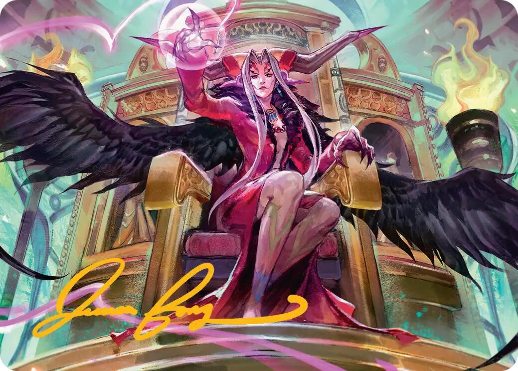 Sorceress's Schemes Art Card (Gold-Stamped Signature) [FINAL FANTASY Art Series] | Game Master's Emporium (The New GME)