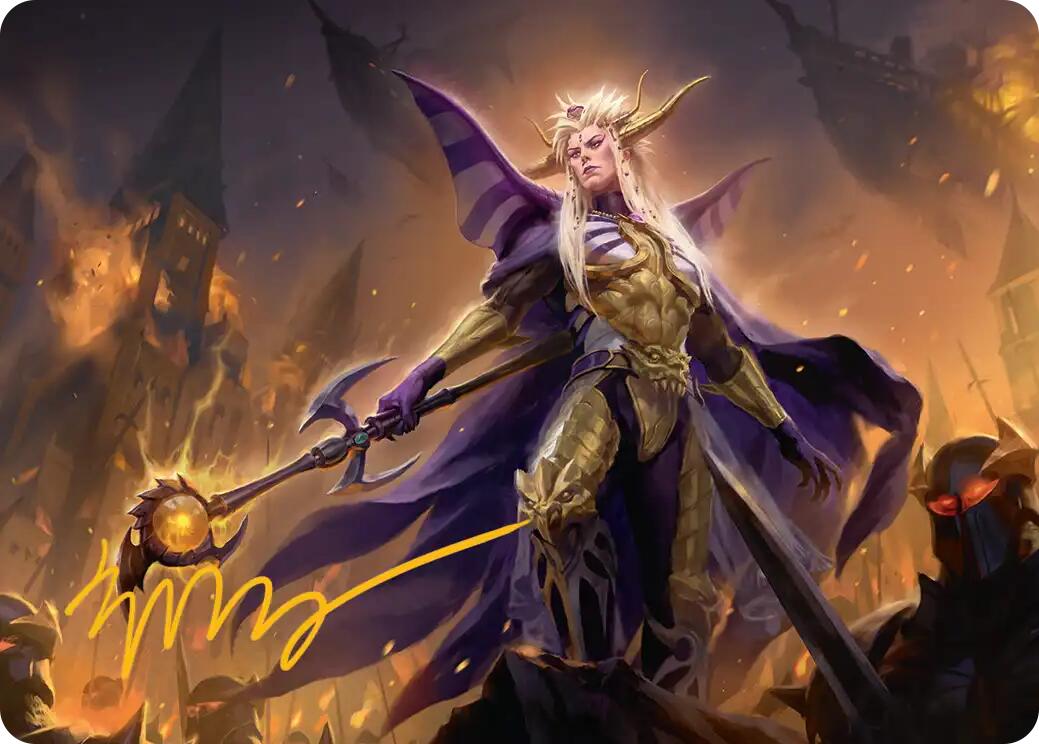The Emperor of Palamecia Art Card (Gold-Stamped Signature) [FINAL FANTASY Art Series] | Game Master's Emporium (The New GME)