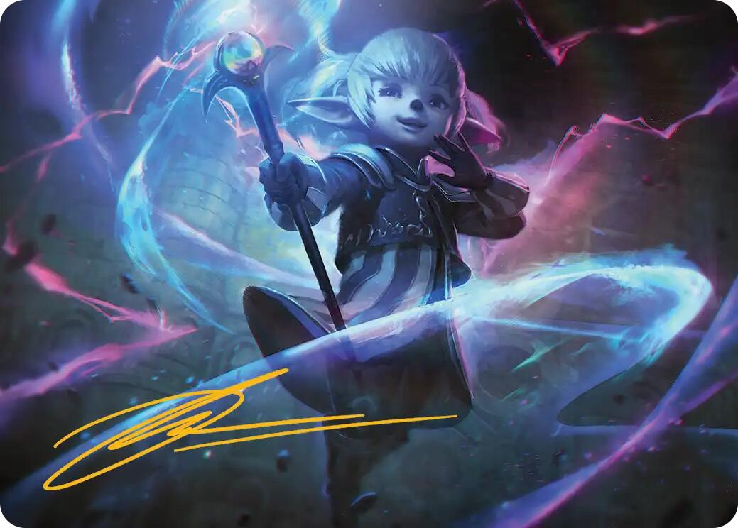Shantotto, Tactician Magician Art Card (Gold-Stamped Signature) [FINAL FANTASY Art Series] | Game Master's Emporium (The New GME)