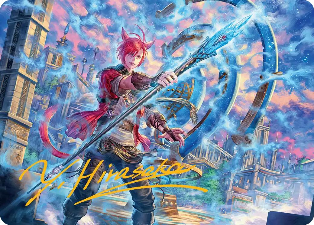 G'raha Tia, Scion Reborn Art Card (19) (Gold-Stamped Signature) [FINAL FANTASY Art Series] | Game Master's Emporium (The New GME)