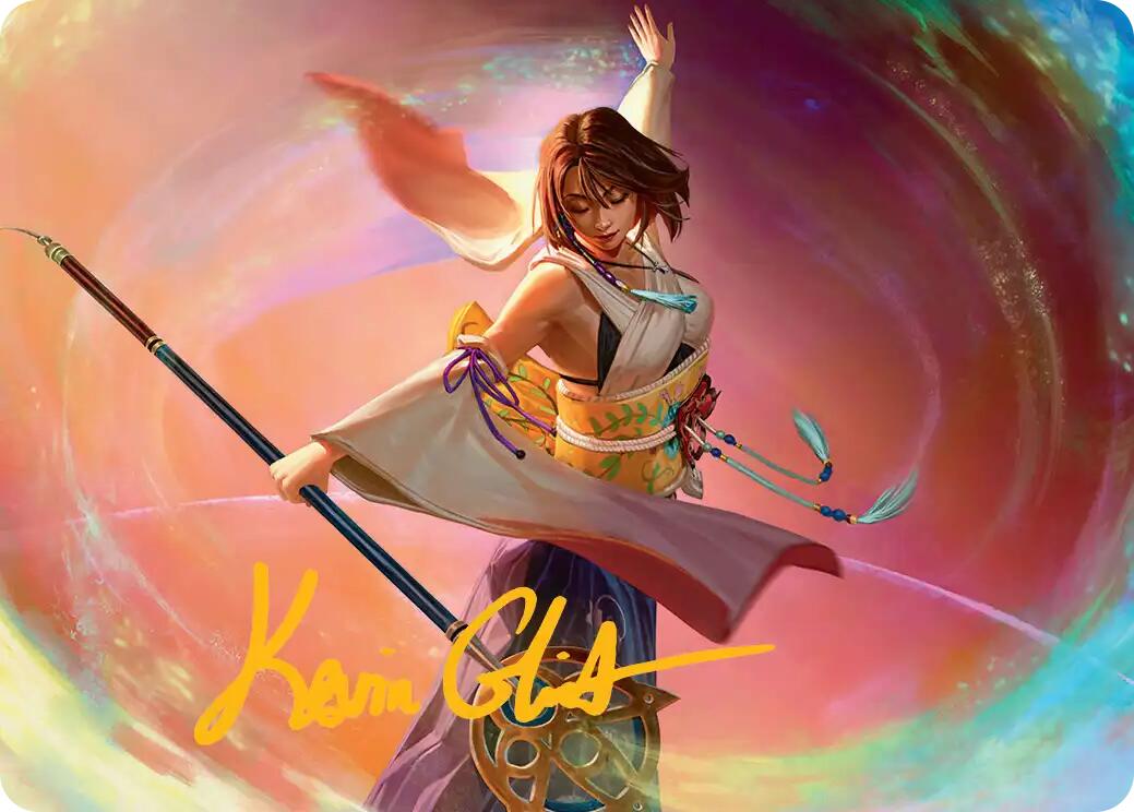 Yuna, Grand Summoner Art Card (Gold-Stamped Signature) [FINAL FANTASY Art Series] | Game Master's Emporium (The New GME)