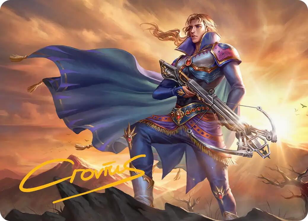 Edgar, Master Machinist Art Card (Gold-Stamped Signature) [FINAL FANTASY Art Series] | Game Master's Emporium (The New GME)