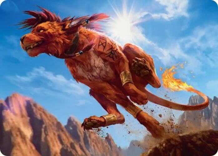 Red XIII, Proud Warrior Art Card [FINAL FANTASY Art Series] | Game Master's Emporium (The New GME)