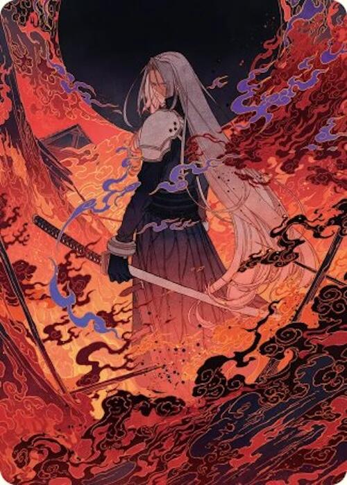Nibelheim Aflame Art Card [FINAL FANTASY Art Series] | Game Master's Emporium (The New GME)