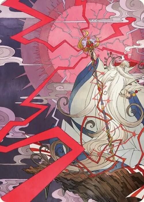 Summon: Esper Ramuh Art Card [FINAL FANTASY Art Series] | Game Master's Emporium (The New GME)
