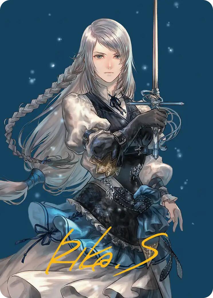 Jill, Shiva's Dominant Art Card (Gold-Stamped Signature) [FINAL FANTASY Art Series] | Game Master's Emporium (The New GME)
