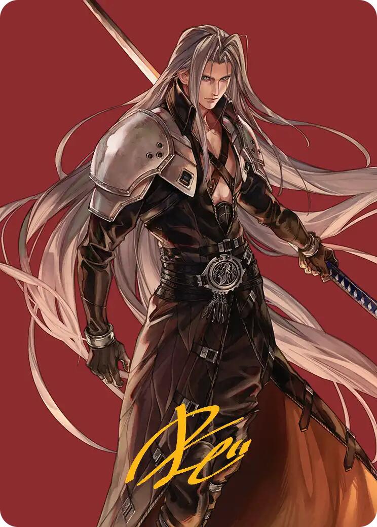 Sephiroth, Fabled SOLDIER Art Card (Gold-Stamped Signature) [FINAL FANTASY Art Series] | Game Master's Emporium (The New GME)