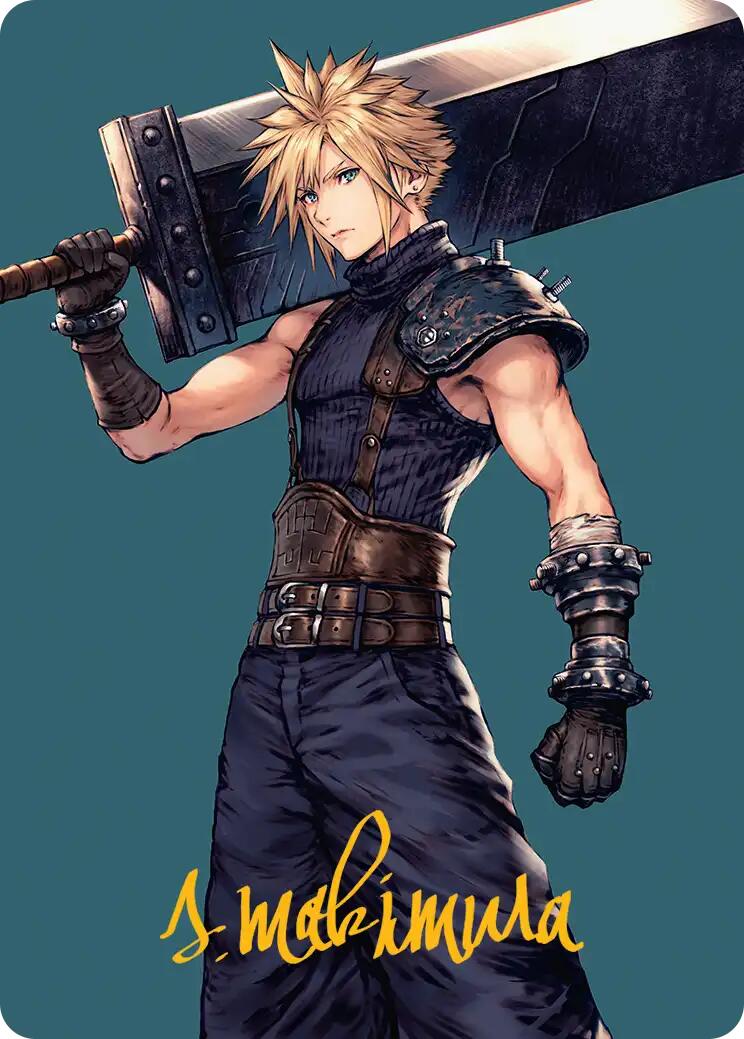 Cloud, Ex-SOLDIER Art Card (Gold-Stamped Signature) [FINAL FANTASY Art Series] | Game Master's Emporium (The New GME)