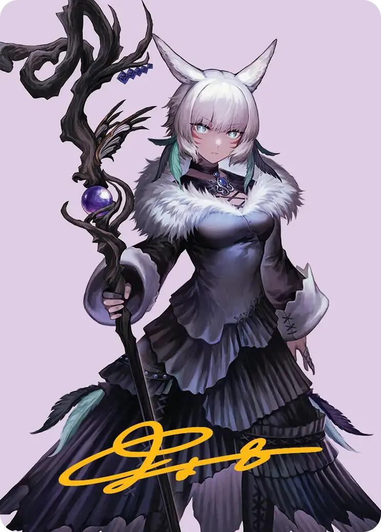 Y'shtola, Night's Blessed Art Card (53) (Gold-Stamped Signature) [FINAL FANTASY Art Series] | Game Master's Emporium (The New GME)