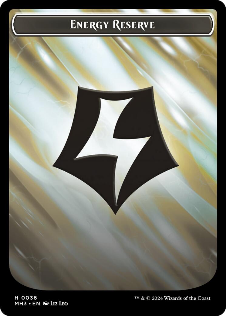 Angel // Energy Reverse Double-Sided Token [Modern Horizons 3 Tokens] | Game Master's Emporium (The New GME)