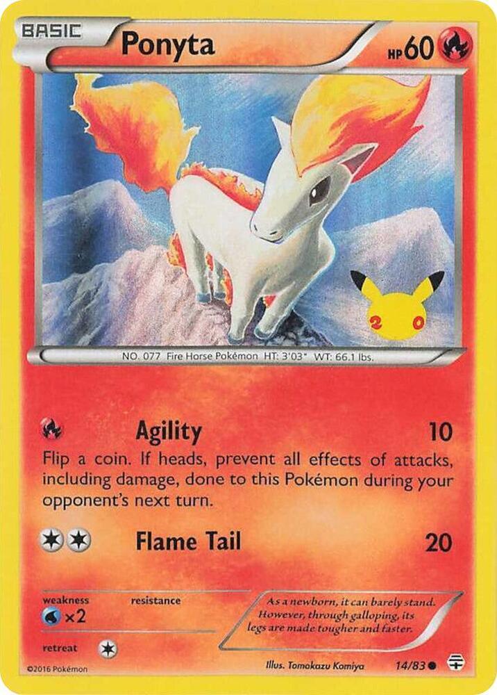 Ponyta (014/083) (UK Exclusive Promo) [Miscellaneous Cards] | Game Master's Emporium (The New GME)