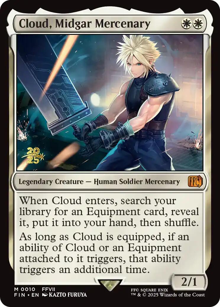 Cloud, Midgar Mercenary [FINAL FANTASY Prerelease Promo] | Game Master's Emporium (The New GME)