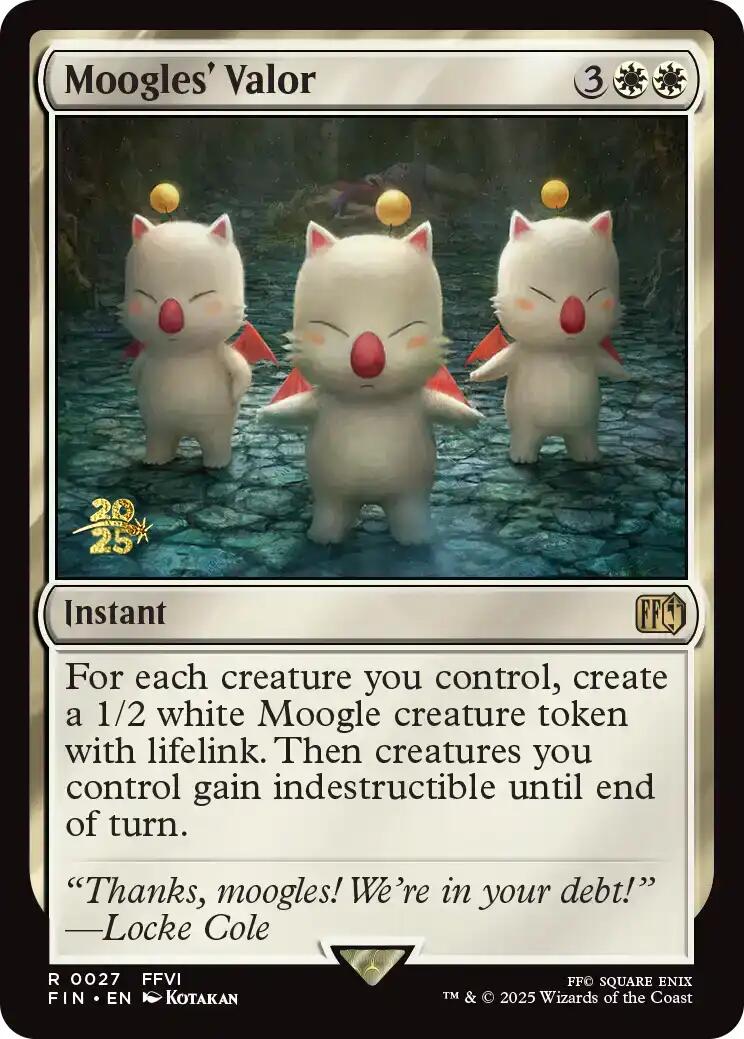 Moogles' Valor [FINAL FANTASY Prerelease Promo] | Game Master's Emporium (The New GME)