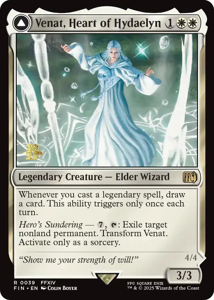 Venat, Heart of Hydaelyn // Hydaelyn, the Mothercrystal [FINAL FANTASY Prerelease Promo] | Game Master's Emporium (The New GME)